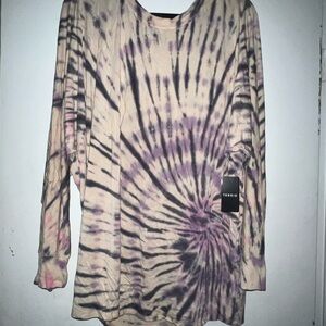 Torrid Super Soft Knit Tunic Tie Die Shirt - Size 2 NWT